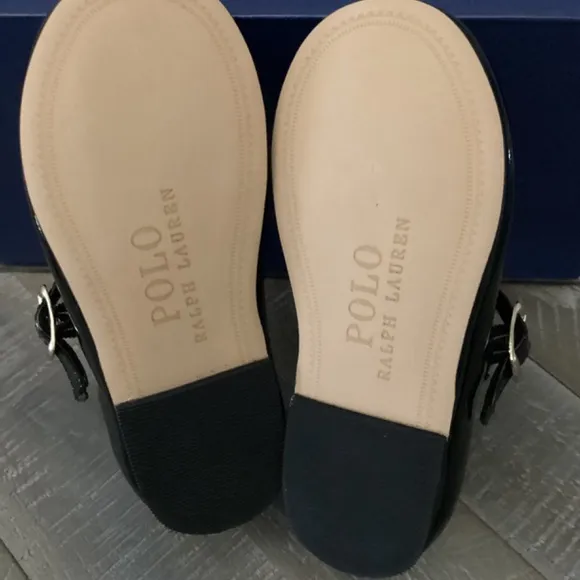 POLO RALPH LAUREN Toddler Girls Kinslee Leather Flats