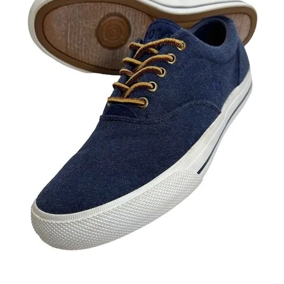 Polo Ralph Lauren Vaughn Lowtop Blue Fashion Sneakers Men’s Size 9