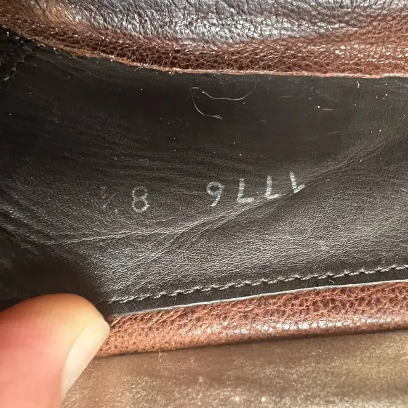 Prada brown leather loafers