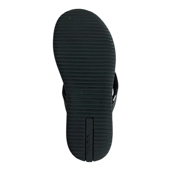 PRADA Flip Flops Black Patent Leather Sandals Women’s Slides Slip-on Shoes S 5.5