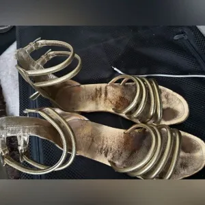 Prada gladiator sandals rope cuff shoe strap sandals ankle bracelet flats y2k