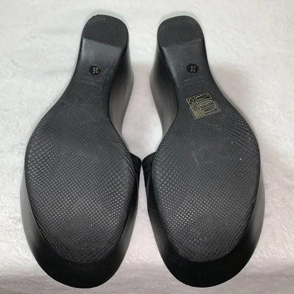 PRADA Nylon and Leather Platform Slide Women’s size 4 European 35
