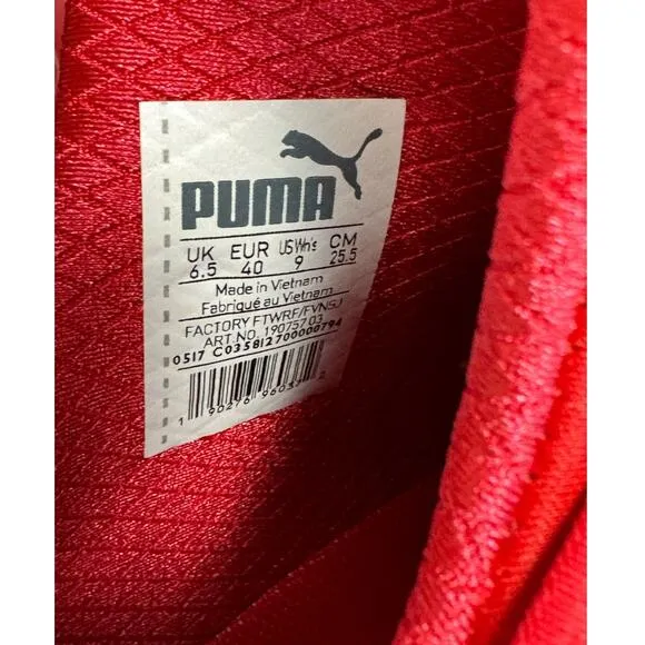 Puma Fierce Mid Height Women's Sneakers in Red Size 9