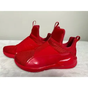 Puma Fierce Mid Height Women's Sneakers in Red Size 9