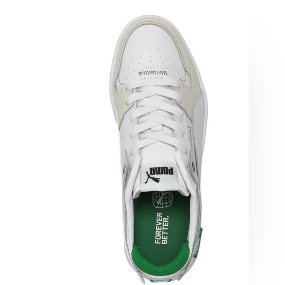 Puma Women's Carina Street VTG Casual Sneakers (7.5; White/Green)