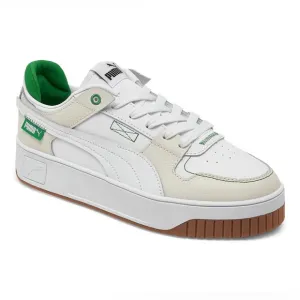 Puma Women's Carina Street VTG Casual Sneakers (7.5; White/Green)