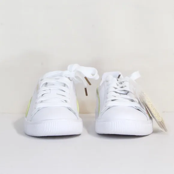 Puma Women's Clyde World Hood Unity White Classic Sneaker Size 6 NWT