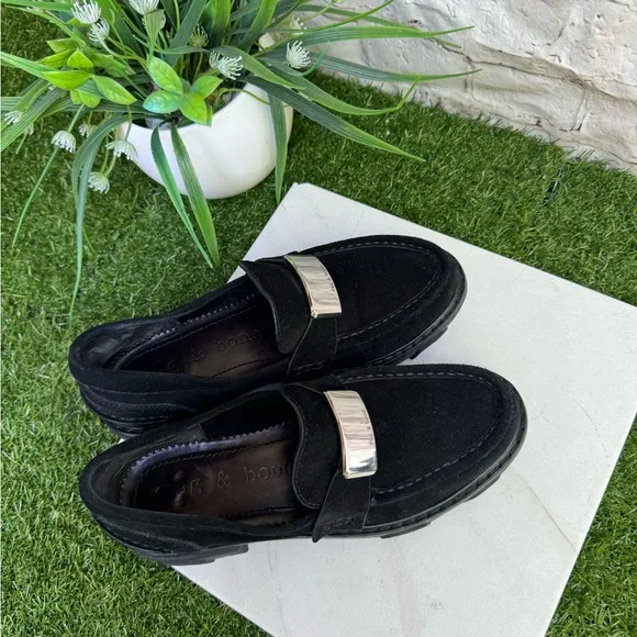 RAG &amp; BONE Shiloh 2.0 Lug Loafer (Women) SIZE 37 US 7