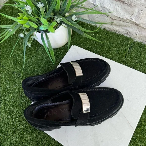 RAG &amp; BONE Shiloh 2.0 Lug Loafer (Women) SIZE 37 US 7