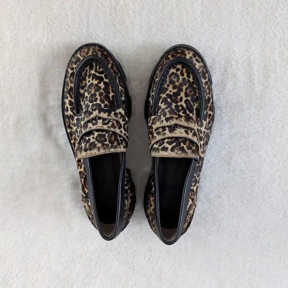 rag &amp; bone Shiloh Calf Hair Loafers - Size 37/7