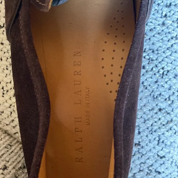 Ralph Lauren Men’s Loafers in Brown Suede
