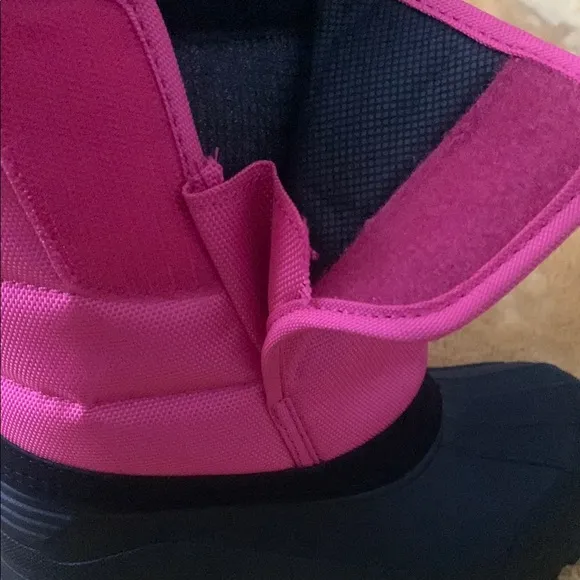 Ralph Lauren Pink and Black Boots