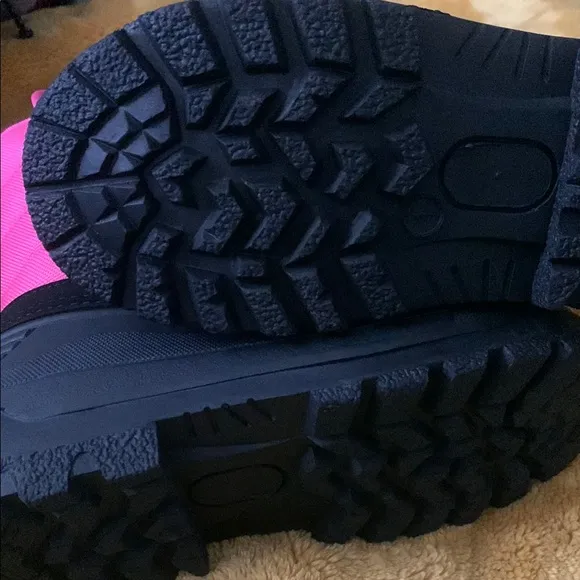 Ralph Lauren Pink and Black Boots