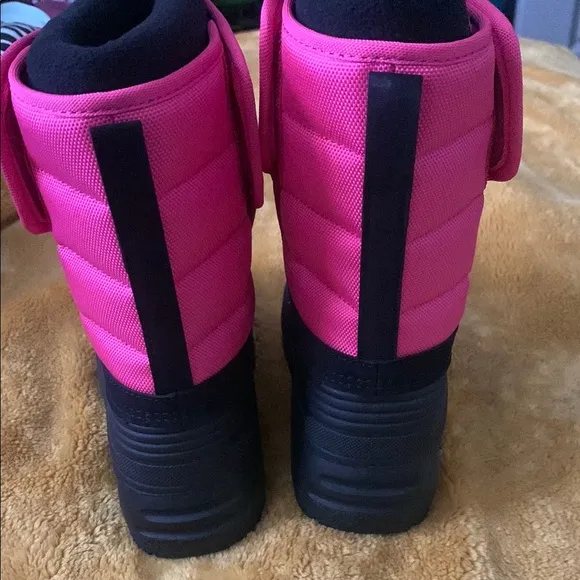 Ralph Lauren Pink and Black Boots