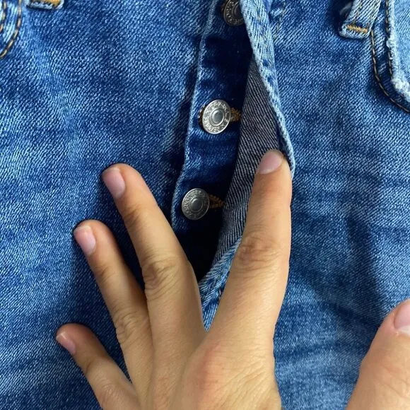 RE/DONE 90's Orginals Ultra High Rise Skinny - Western Blue - Size 26
