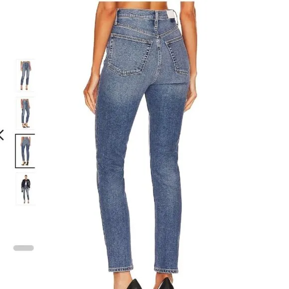RE/DONE 90's Orginals Ultra High Rise Skinny - Western Blue - Size 26