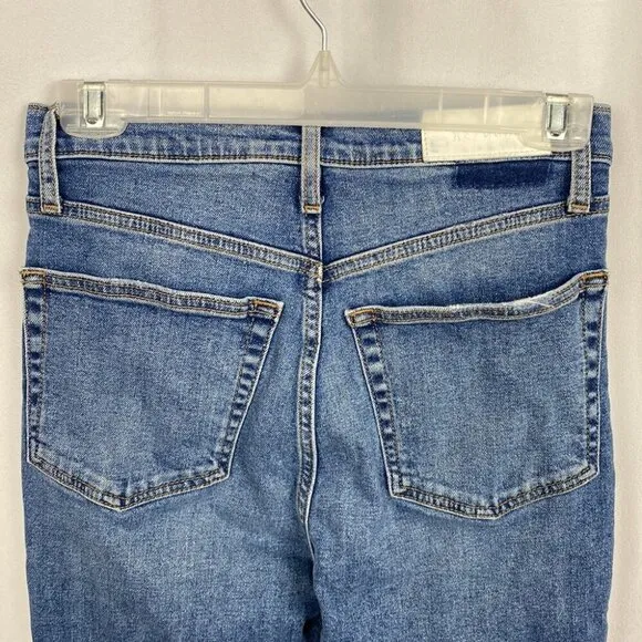 RE/DONE 90's Orginals Ultra High Rise Skinny - Western Blue - Size 26