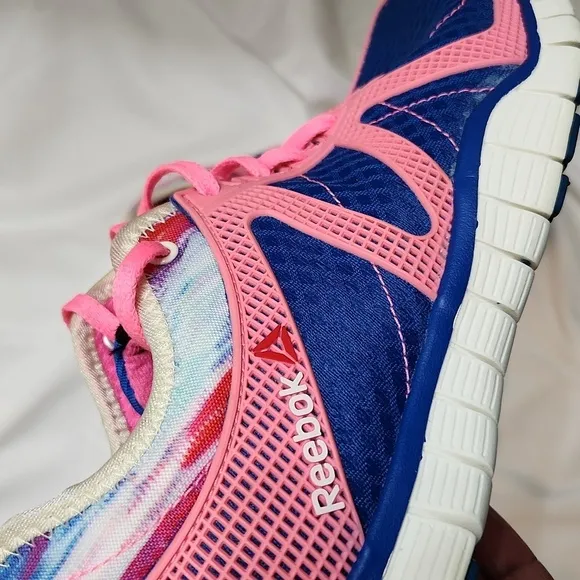 Reebok Zrated Nanoweb Lace-up Multicolore Training Running Sneakers (w size 7.5)