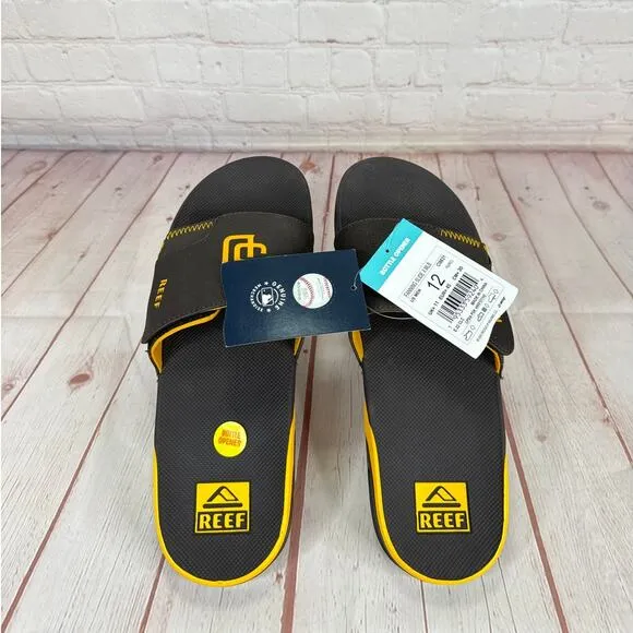 Reef Fanning x MLB San Diego Padres Slides Sandals With Bottle Opener Mens Sz 12