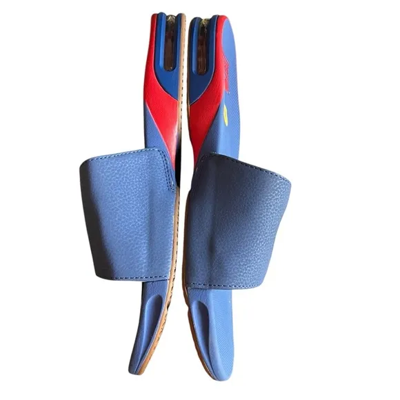 REEF NWT Fanning Chicago Cubs MLB Slides Red Blue Men's Size 12