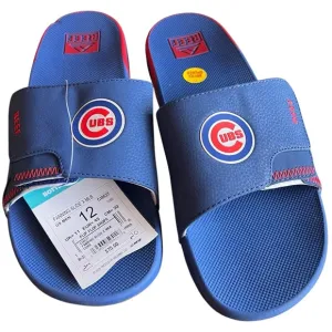 REEF NWT Fanning Chicago Cubs MLB Slides Red Blue Men's Size 12