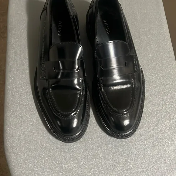 Reiss Black Men's Loafers