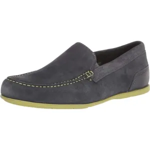 Rockport Men Malcom Venetian Slip On Moc Toe Loafers Size US 11.5M Grey Suede