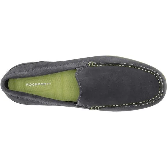 Rockport Men Malcom Venetian Slip On Moc Toe Loafers Size US 11.5M Grey Suede
