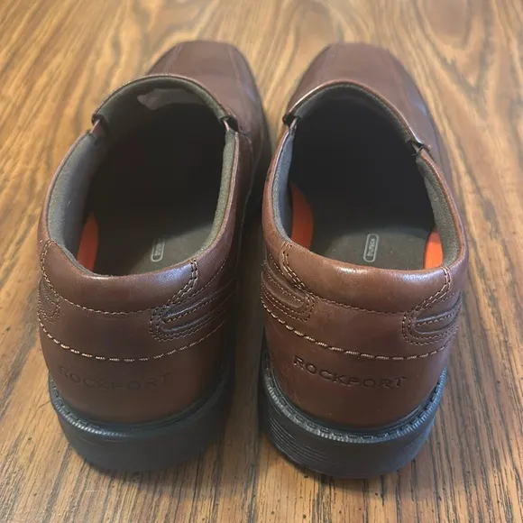 Rockport Men's Brown Leather Loafers Size 9.5