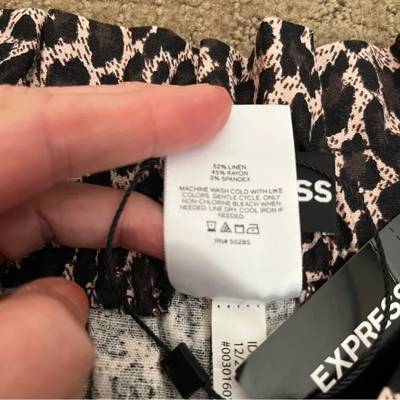 Rocky Barnes x Express Leopard Print Shorts