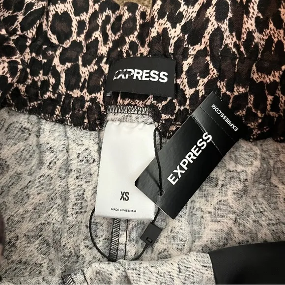 Rocky Barnes x Express Leopard Print Shorts
