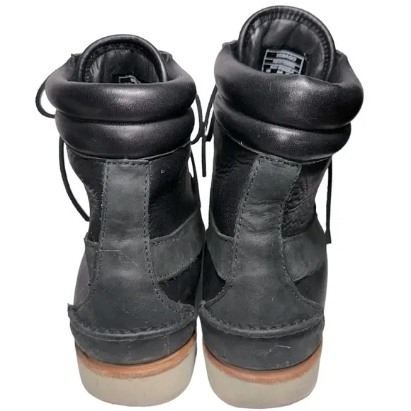 Ronnie Fieg Sebago Men’s Size 12 Black Kings Point II Leather Suede Boots