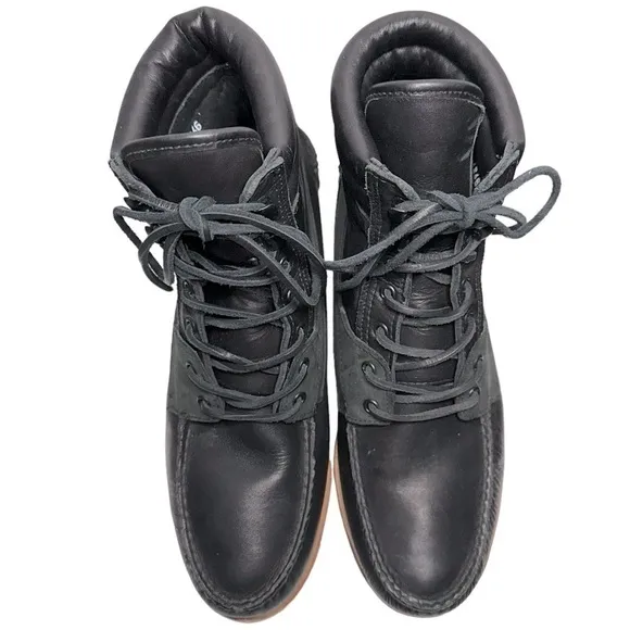 Ronnie Fieg Sebago Men’s Size 12 Black Kings Point II Leather Suede Boots