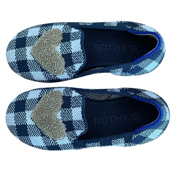 ROTHYS The Kids Loafer Gingham Heart Limited Edition - Like New,  10