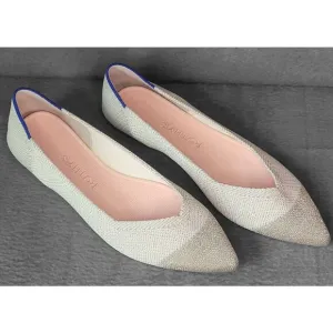 Rothy’s The Point Diamond Metallic Women’s Size 7.5 NWOT
