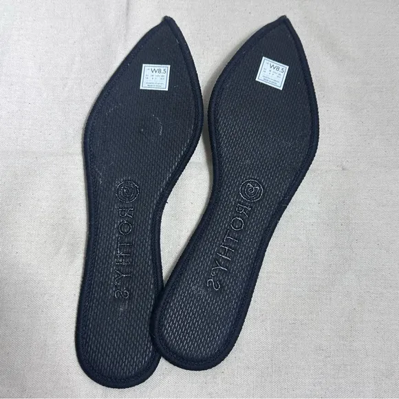 Rothy’s The Point Mary Jane Pointed Bow Flats Size 8.5 in Black