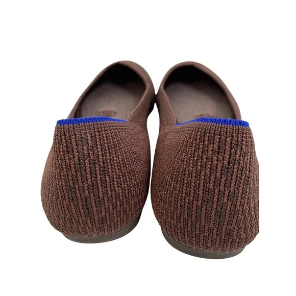 Rothys Womens Size 6 Brown Round Toe Flats Slip On NWOT The Mink 8176