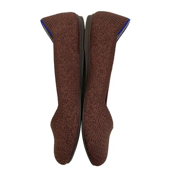 Rothys Womens Size 6 Brown Round Toe Flats Slip On NWOT The Mink 8176