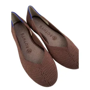 Rothys Womens Size 6 Brown Round Toe Flats Slip On NWOT The Mink 8176