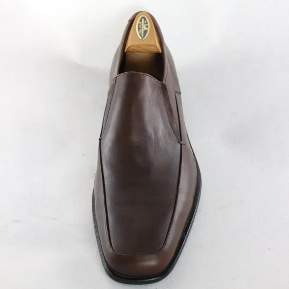 RUSH by GORDON RUSH Kyler Brown Leather Loafers PAIR Sz 8.5 US Men
