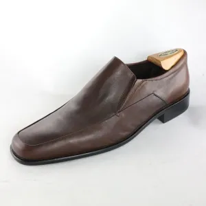 RUSH by GORDON RUSH Kyler Brown Leather Loafers PAIR Sz 8.5 US Men