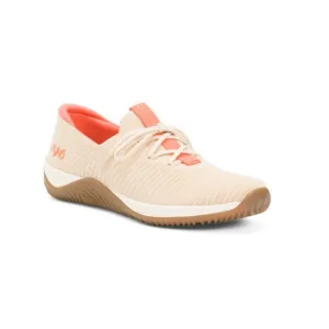 RYKA Almond Beige Echo Knit Slipon Sneakers