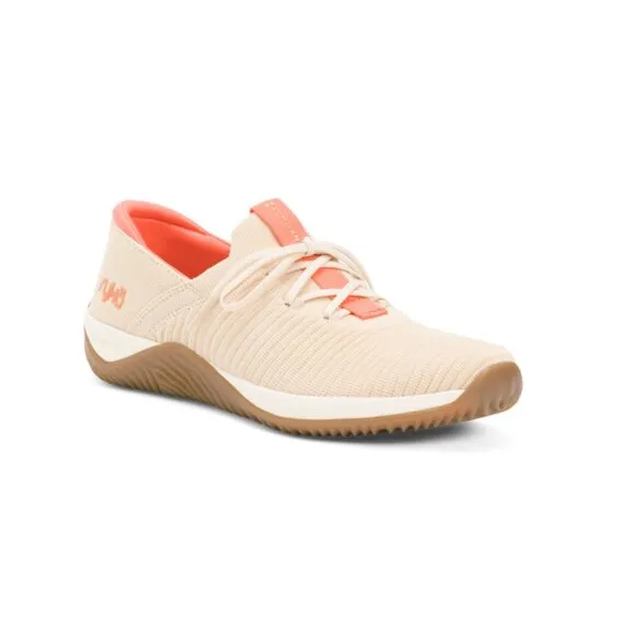 RYKA Almond Beige Echo Knit Slipon Sneakers