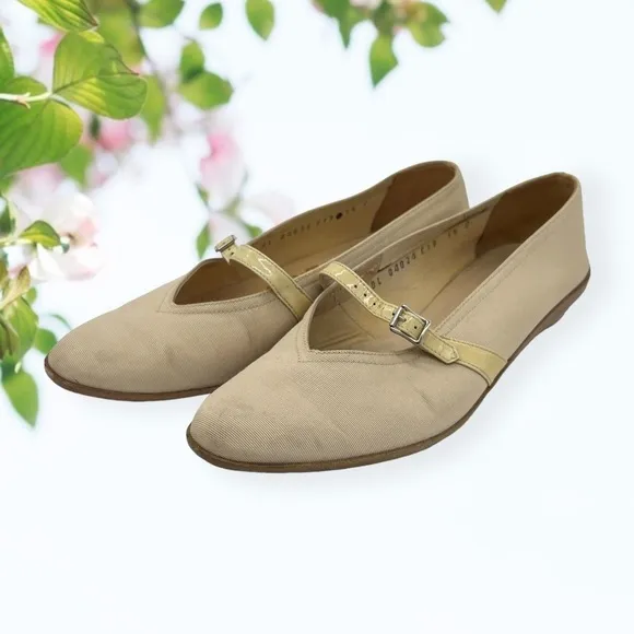 Salvatore Ferragamo Audrey Mary Jane Ballet Flats