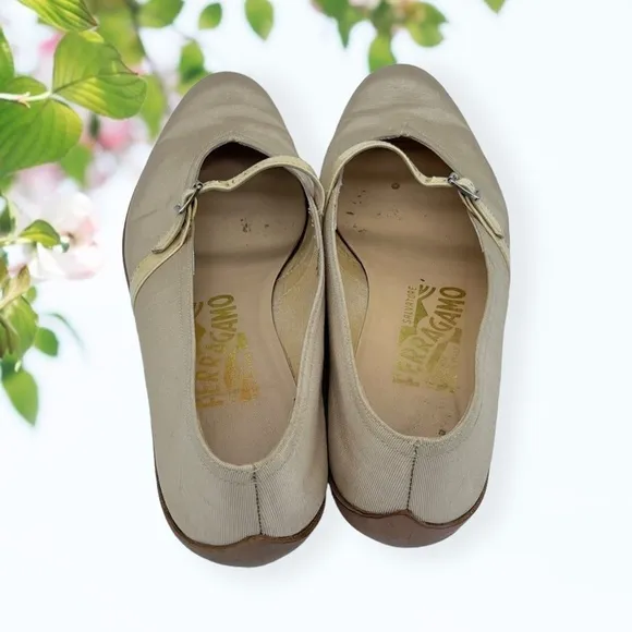 Salvatore Ferragamo Audrey Mary Jane Ballet Flats