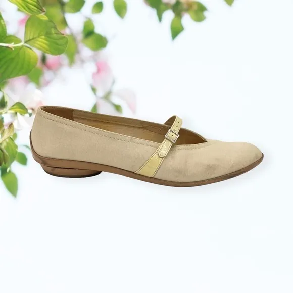 Salvatore Ferragamo Audrey Mary Jane Ballet Flats