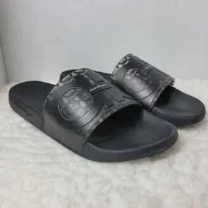 Salvatore Ferragamo Groove 6 Men's  Sandals Size 10M Rubber Gancini Logo  Slides