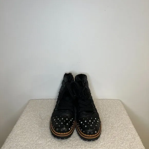 Sam Edelman | Bren Quilted Studded Ankle Boots | Black