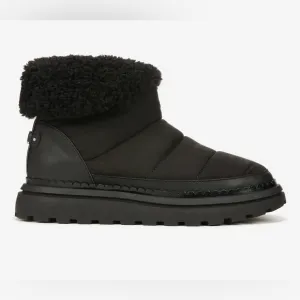 Sam Edelman Faux Fur Lined Insulated Ozie Boot in Black Size 8 New