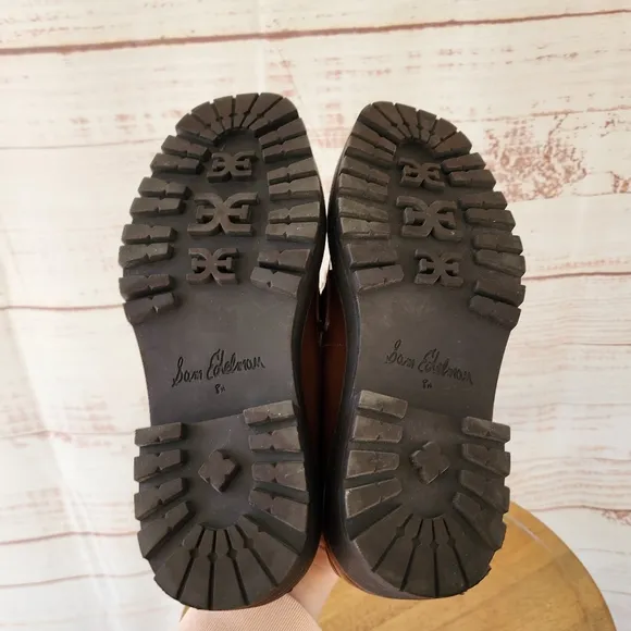Sam Edelman Laurs Lug Sole Loafers Size 8.5